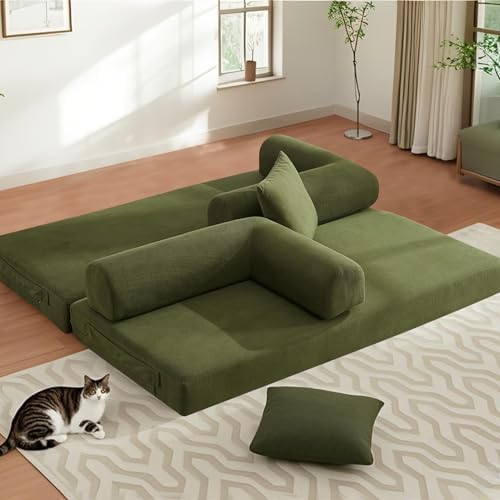 Convertible Folding Sofa Bed – Space-Saving & Cozy 🛋️✨