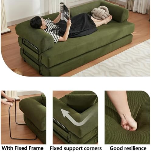 Convertible Folding Sofa Bed – Space-Saving & Cozy 🛋️✨