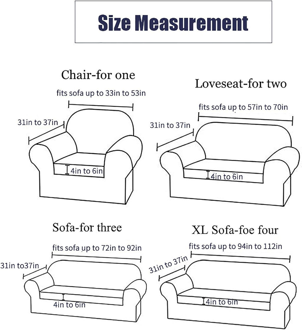 Seersucker Sofa Slipcover – Stretchy & Protective 🛋️✨