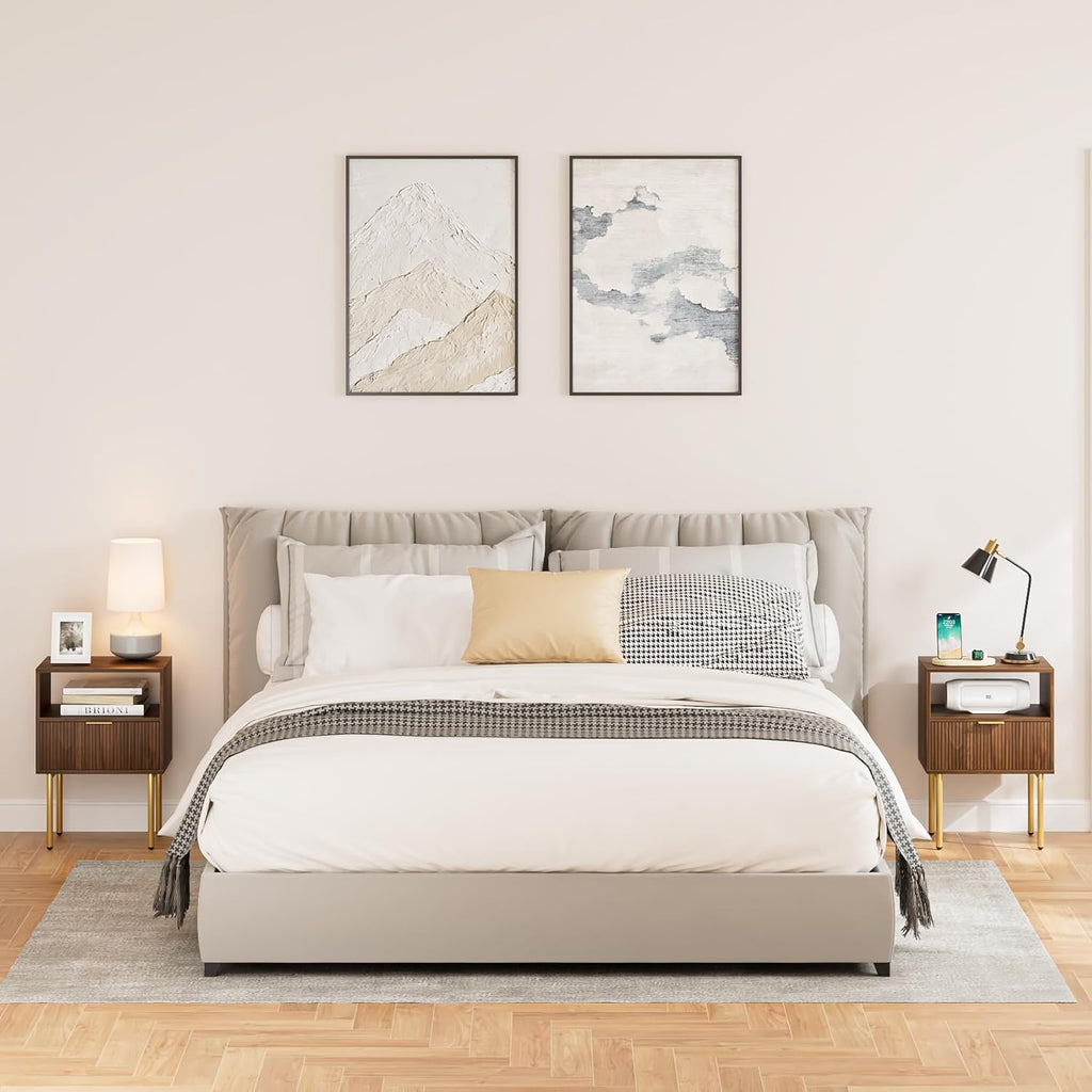 Modern 1-Drawer Nightstand – Stylish & Functional 🛏️🗄️