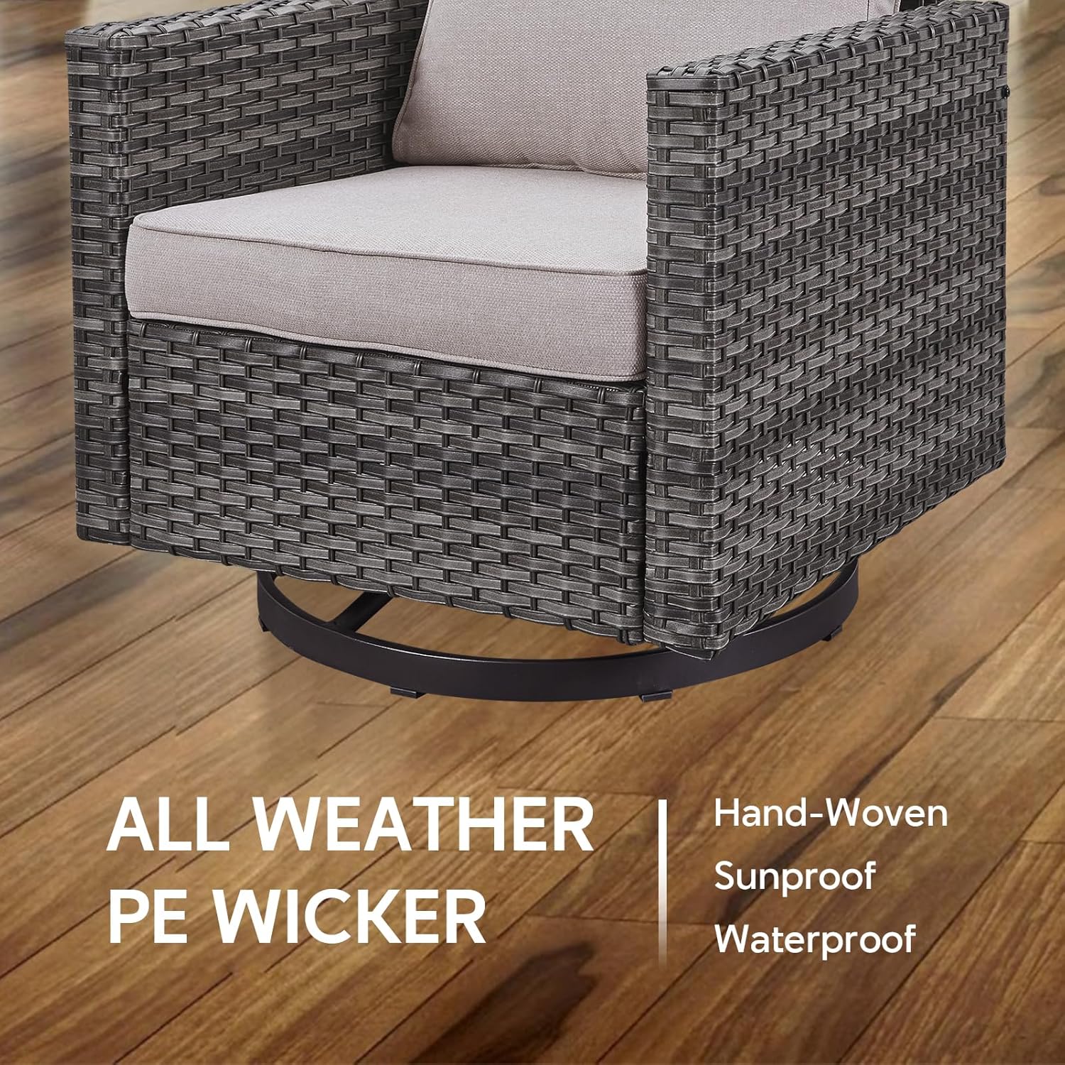 Outdoor 5-Piece Wicker Patio Furniture Set – Cozy & Stylish 🪑☀️