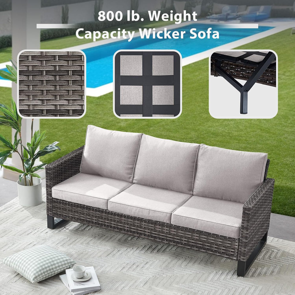 Outdoor 5-Piece Wicker Patio Furniture Set – Cozy & Stylish 🪑☀️